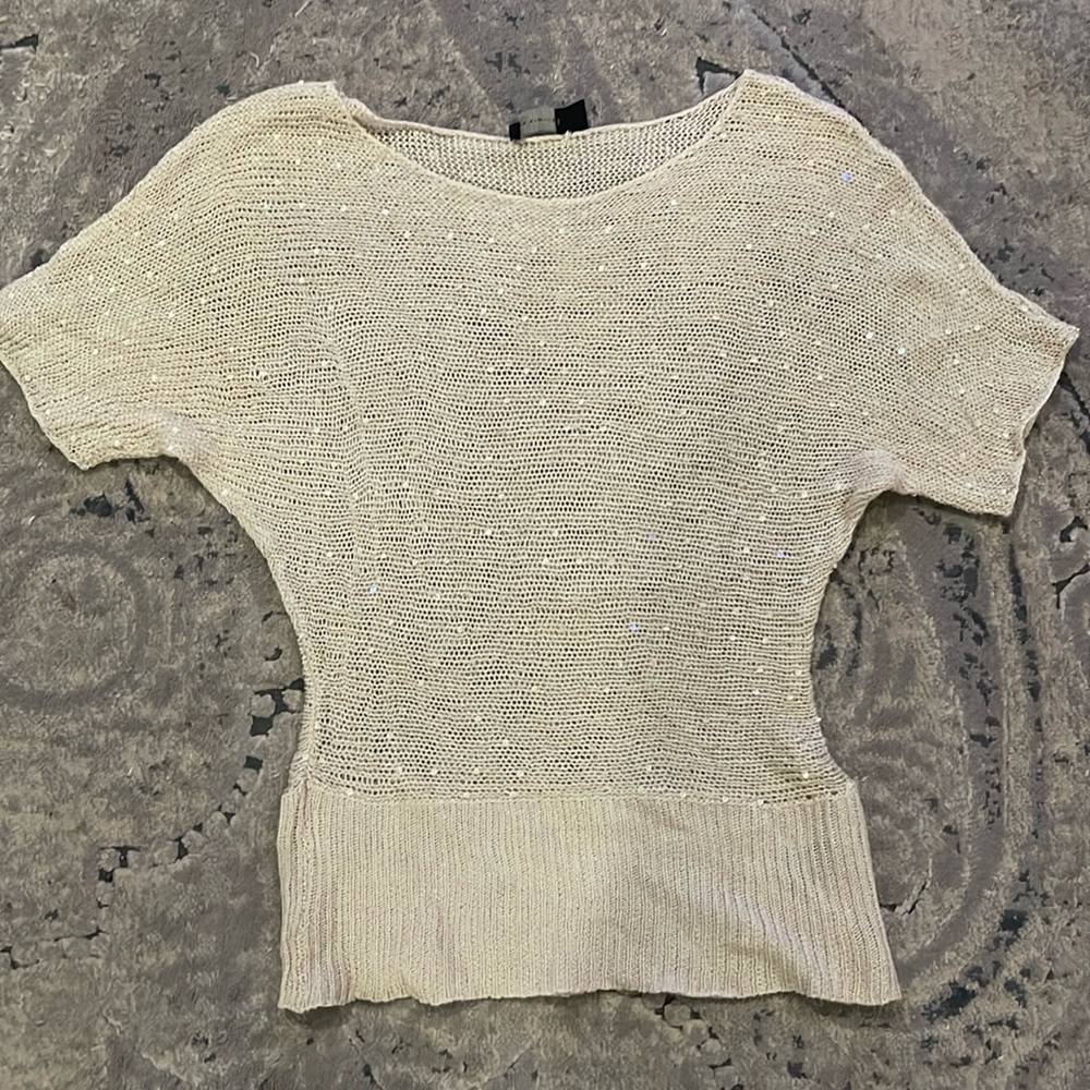 The Limited sequined light sweater